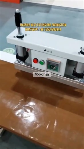 Process of Invisible 3D Tape Extensions Making Machine