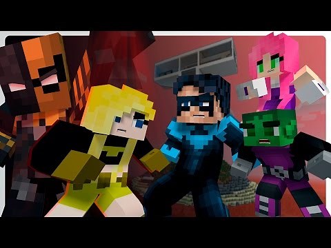 Minecraft Teen Titans vs Terra - Slade Returns! (Ep.1 Minecraft Roleplay) Nightwing Plays Minecraft