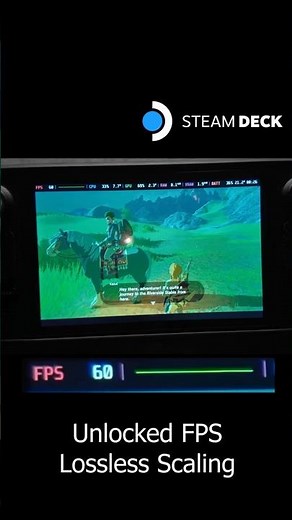 Zelda: BOTW at 60 FPS on Steam Deck ! 🛡️✨ #gaming #steamdeck