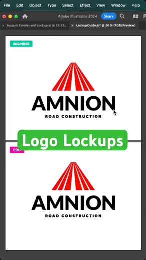 Create Logo Lockups Easily in Adobe Illustrator #adobeillustrator #logodesign