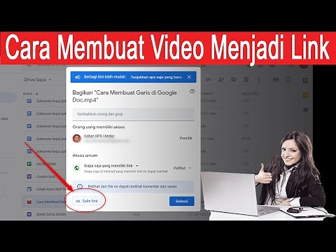 cara membuat atau mengubah video menjadi link google drive