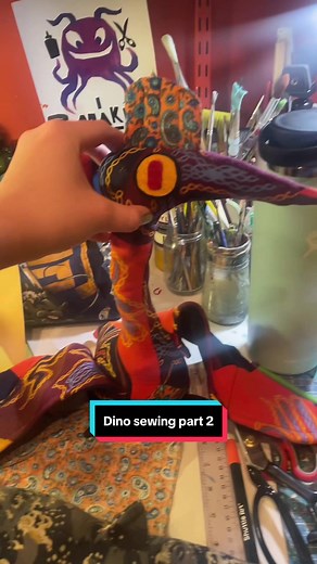 Dinosaur Sewing Adventures: Create a Therizinosaurus Plushie