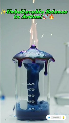 Unbelievable Foam Volcano Experiment | Amazing Science Reaction 🔥#ScienceExperiment #FoamVolcano