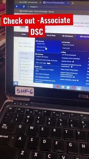 Associate DSC | Register your DSC on ROC and MCA | UPDATE DSC