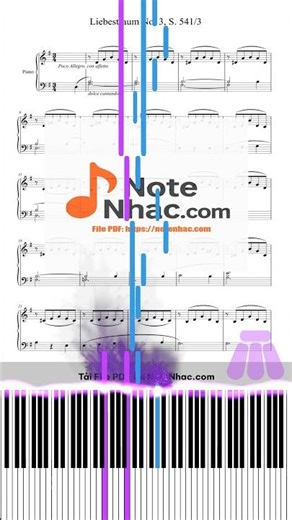 Liebestraum No 3 in A flat Major | Free Sheet PDF| Beginner Piano Tutorial