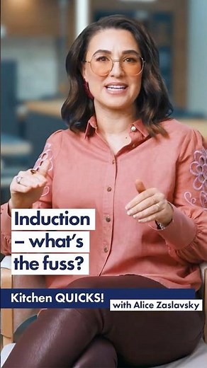 Induction cooking benefits with Alice Zavslasky: predictable heat, turbo boil in minutes