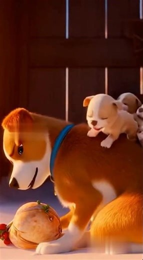 Poor Dog, Happy Puppies 🥹🐾 | Cute Animated Short Film