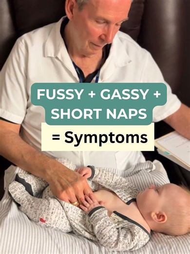 So many parents delay getting help because they don’t think their baby “fits” the classic colic definition. But colic isn’t just hours of screaming. Symptoms of colic can show up as short naps, gas, fussiness, discomfort lying flat, and a baby who just never seems settled. This mom waited because she didn’t think her baby was “colicky enough.” Now she knows those were signs of deeper digestive discomfort. After Doc’s ileocecal valve strengthening treatments: • He naps 2–3 times a day for up to t