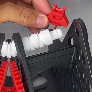 Hand-Cranked 3D Printer Filament Respooler, 1kg Wire Rewinder with Uniform Routing, Removable Modular Design, Spool Winder for 3D Printing Enthusiasts