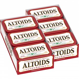 Altoids Classic Peppermint Breath Mints - 1.76 oz Tin (12 Pack)