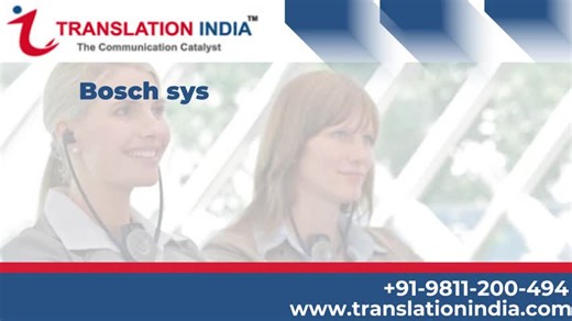 Bosch Simultaneous Interpretation Equipment