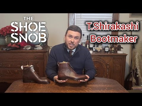 T.Shirakashi Bootmaker - Bespoke Boot Unboxing