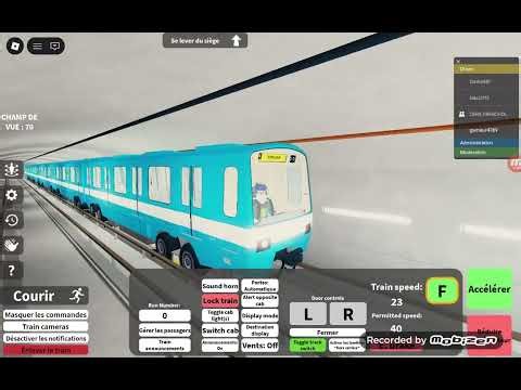 Roblox BETA PROJET DU MÉTRO DE MONTRÉAL LIGNE JAUNE LONGEUIL TO BERRI-UQAM POW MR-63 RIDE 2025