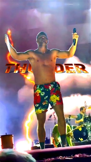 THUNDER IMAGINE Dragons Rock Concert | Lyrics Video - Mercury Tour #concert