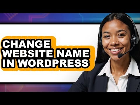 How to Change Website Name in Wordpress (easy Method)