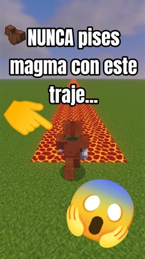 NUNCA pises magma con este traje...