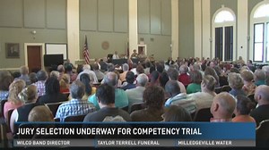 Jury selection underway for Calmer mental competency trial