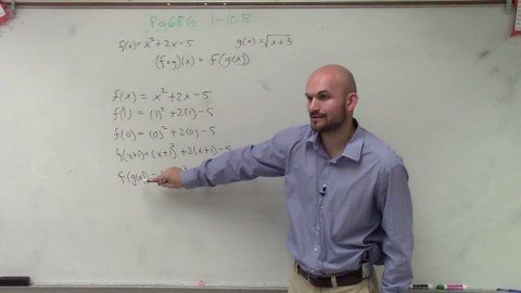 How to apply the composition of two functions: square and square root
