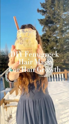DIY Fenugreek Hair Mask For Hair Growth. The Secret To Long and Healthy Hair Is Fenugreek.