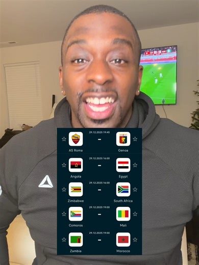 12/29 Today's Football Predictions #Rome #Genoa #Angola #Egypt #Zimbabwe #SouthAfrica #Comoros #Mali #Zambia #Morocco
