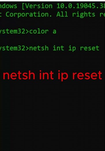 Fix Internet Connection | Reset Network Settings | Windows CMD Tutorial #InternetFix #networkreset