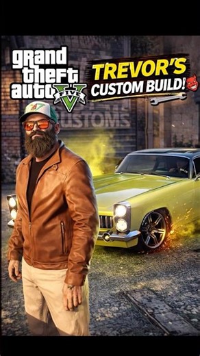 GTA 5 Trevor’s Custom Build Goes Crazy 🔥 #gta5 #gta #gta6 #gaming #shorts