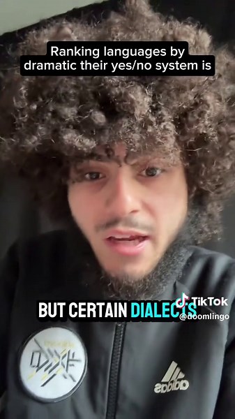 Ranking languages by how dramatic their Yes/No system is #languagelearning