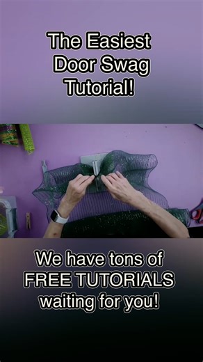The Easiest Door Swag Tutorial!