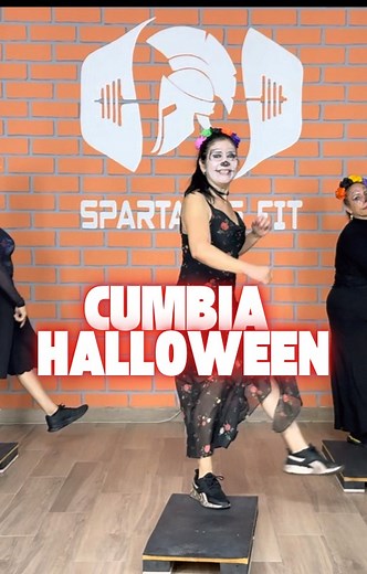 48K views · 1K reactions | CUMBIA HALLOWEEN   CARDIO DANCE EN STEP | Cardio Aeróbicos con Clau | Facebook