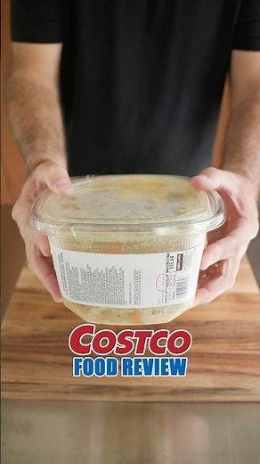 I rate the Rotisserie ￼Chicken Noodle Soup from Costco #costco #costcofinds #costcofood #foodreview