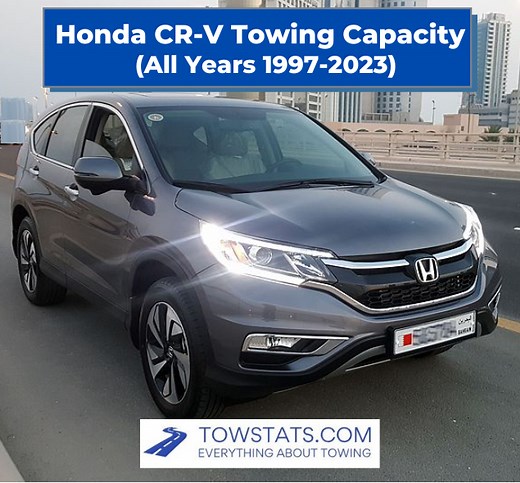 Honda CRV Towing Capacity (1997-2023) - TowStats.com
