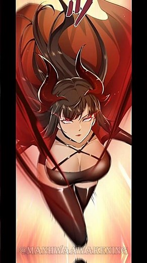 Overpowered Demon Girl DESTROYS the Protagonist. #manhwa #fyp #youtubeshorts #webtoon #manga