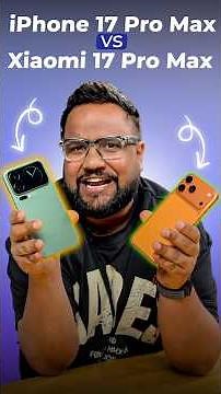 Xiaomi 17 Pro Max vs iPhone 17 Pro Max - Is this copy better? #shorts