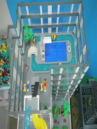 I Built a LEGO SKYSCRAPER...The End Video #lego #legotiktok #legobuilds #legobricks #tdbricks