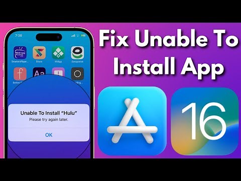 How To Fix Unable To Install App Error on iPhone in iOS 16