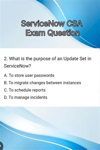ServiceNow CSA Exam Questions #servicenowcsa #servicenowtutorial