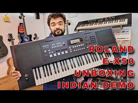 ROLAND EX50 UNBOXING | PHYSICAL OVERVIEW INDIAN TONE STYLES DEMO | V ROCK | 9033773457