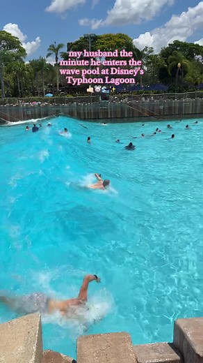my husband the minute he enters the wave pool at Disney’s Typhoon Lagoon 🤙🏻🐭🌊✨ #disney #disneyparks #disneywaterparks #disneytyphoonlagoon #typhoonlagoon #disneyworld #disneycreator #disneypov #wdwpassholder #wdw #disneyworld #disneyparks #wavepool #disneywavepool #typhoonlagoonwaterpark #typhoonlagoonwavepool #disneytok #disneypassholder @Disney @Disney Parks