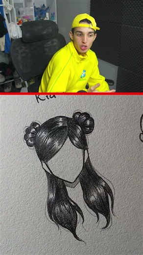 🔴É ASSIM QUE SE DESENHA UM CABELO FEMININO