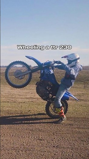 Wheelie a 2025 ttr 230 #bike
