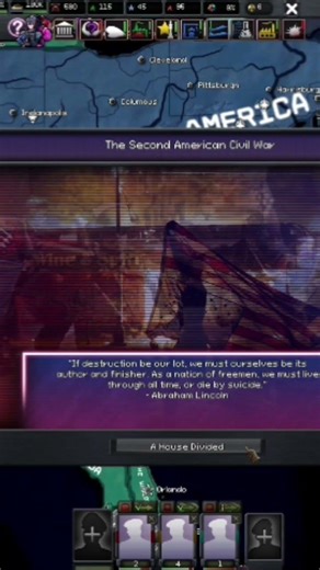 Hoi 4 TFR The 2nd American Civil War. #hoi4 #thefirerises #gaming #politics #america #geopolitics