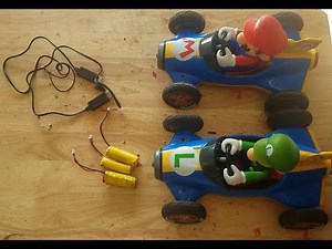 Costco Mario Kart RC - Replacement Batteries - long Video