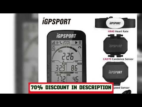 A must-have product! iGPSPORT BSC100S Bike Computer 2.6 Inch Screen Cps Cycling Navigation Speed C
