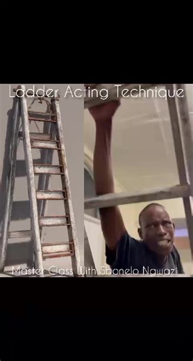 I've discovered a game-changing technique for actors - the Ladder Technique! It's incredible how a simple ladder can teach you so much about acting. It helps you understand beats, pacing, and emotional flow. Here's how it works: you deliver a line on the first step, then move to the next level without speaking, holding the emotion. It's a powerful way to connect with your character's emotions and create a sense of continuity. The ladder also teaches you to build energy and intensity. Imagine cli
