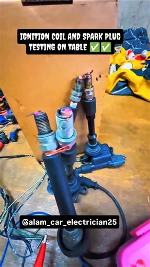 IGNITION COIL AND SPARK PLUG TESTING ON TABLE CAR ✅✅ #cars #viralpage #car #trendingreels #ट्रेंडिंग #रील्स #viralvideos #frenchgp #michelin #wiring #trendingpage #followforfollowback #followｍe #fblifestyle #fbreelsvideo #fbviral #1mviews #fbpro #fbpost #fblifestylechallenge #daily #dailyart #dailylook #shortsviral #viralshorts #viralvideo #creators #alamcarelectrician25 @creators @alam_car_electrician25 | Noore Alam
