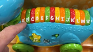 Watch LeapFrog Lettersaurus Alphabet Pull Toy, Teal on Amazon Live