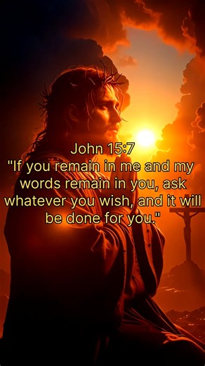 John Chapter 15:7 Bible Verse| #scripture #godsword #bible #jesus