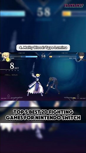 5 Best Switch 2D Fighting Games #shorts #nintendoswitch #2dfighting