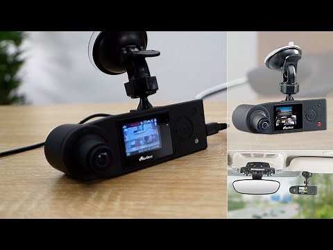 Caméra embarquée dashcam Full HD 360° avec 2 caméras et accéléromètre [PEARLTV.FR]