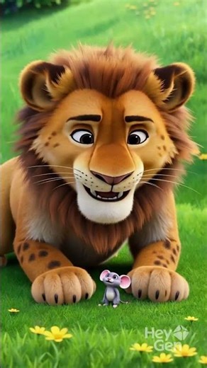 The Lion and the Mouse 🐾 | Short Moral Fable